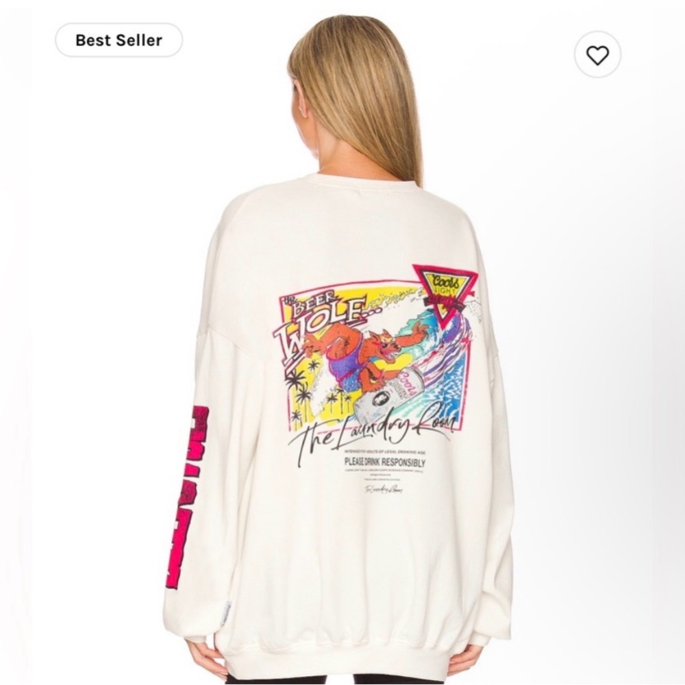 The Laundry Room Off-White Sweatshirt - Picture 3 of 9